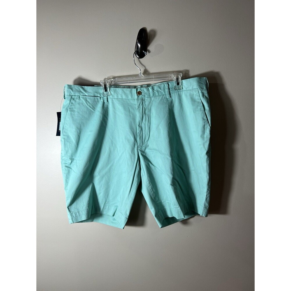 Polo Ralph Lauren Chino Shorts Mens 40 Aqua Green Preppy Stretch Classic Fit NEW